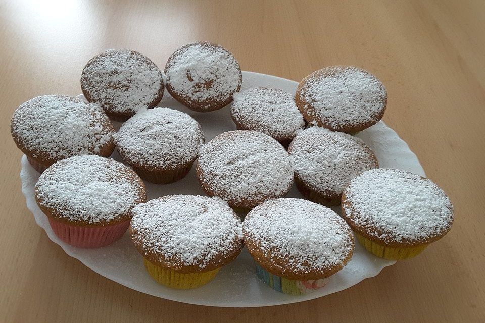 Muffins mit Marmelade