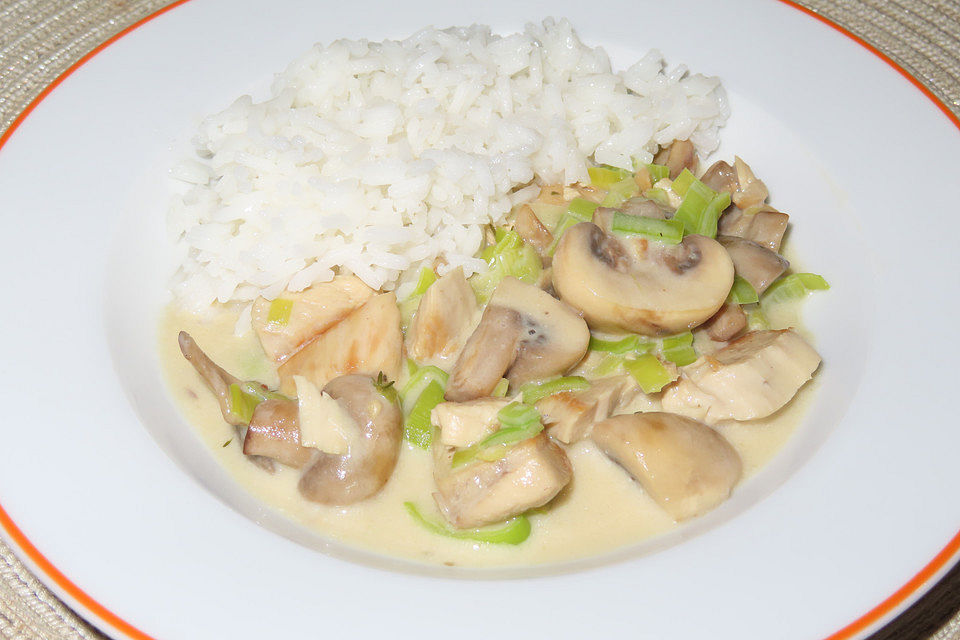 Feines Puten - Champignon - Gulasch