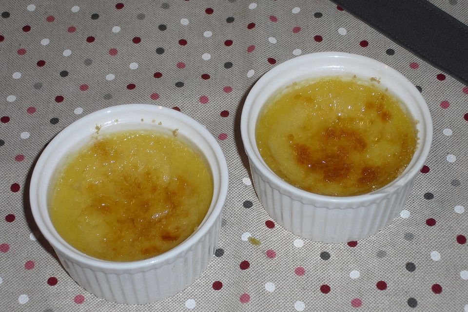 Thailändische Kokosnuss - Crème brûlée