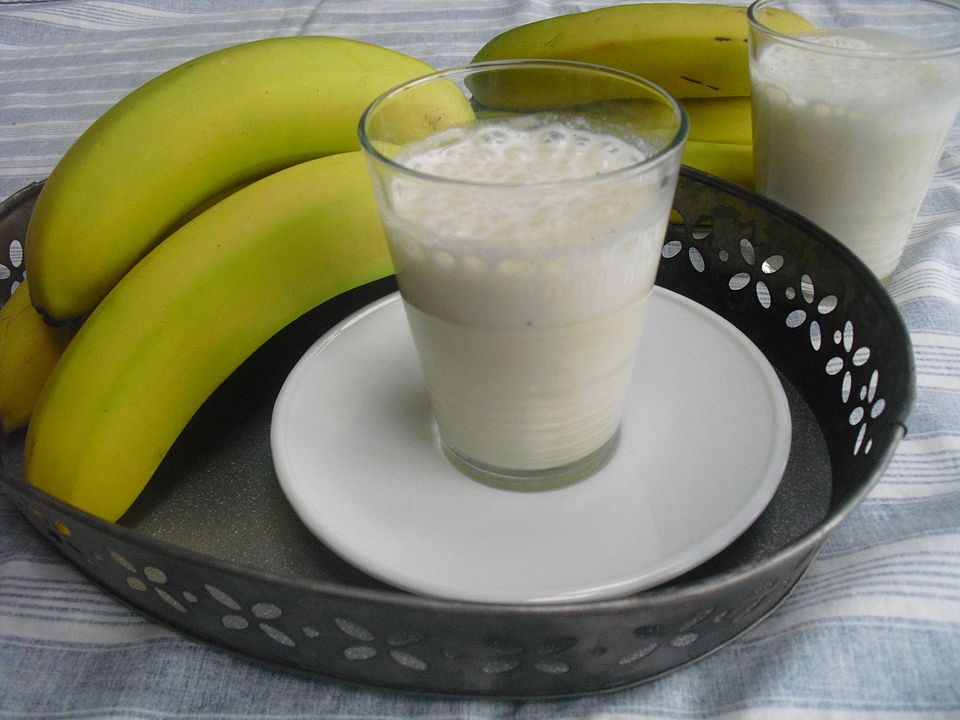 Bananen - Milch - Shake mit Vanille von heidi291177 | Chefkoch