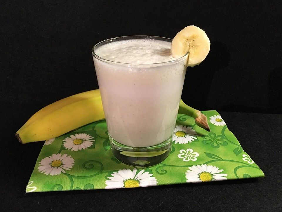 Bananen Milch Shake Mit Vanille Von Heidi Chefkoch