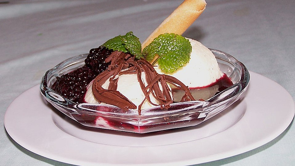 Quark - Mousse mit Brombeeren von 30958