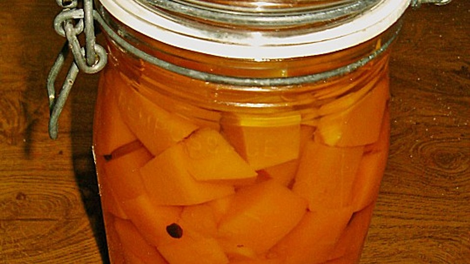 Kürbis süß - sauer eingelegt von Emimo Kürbis süß - sauer eingelegt von Emimo