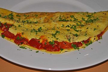Leichtes Tomaten Omelette Von Nicky0110 Chefkoch