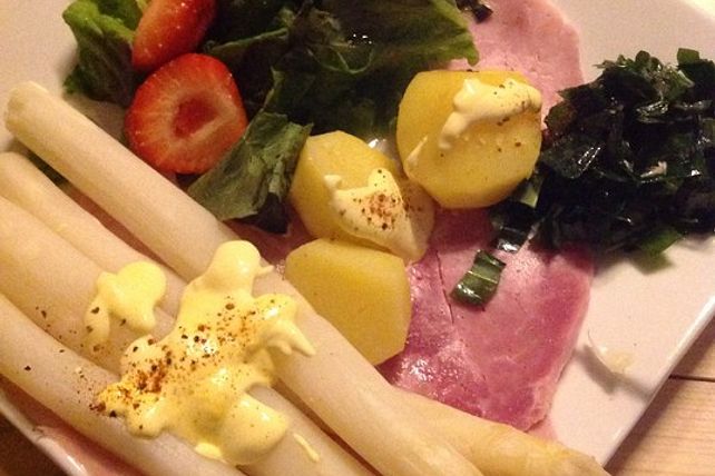 Spargel mit Bärlauch - Vinaigrette von wermut| Chefkoch