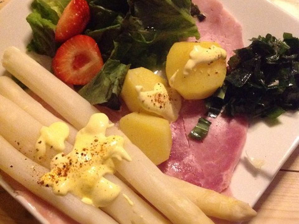 Spargel mit Bärlauch - Vinaigrette von wermut| Chefkoch