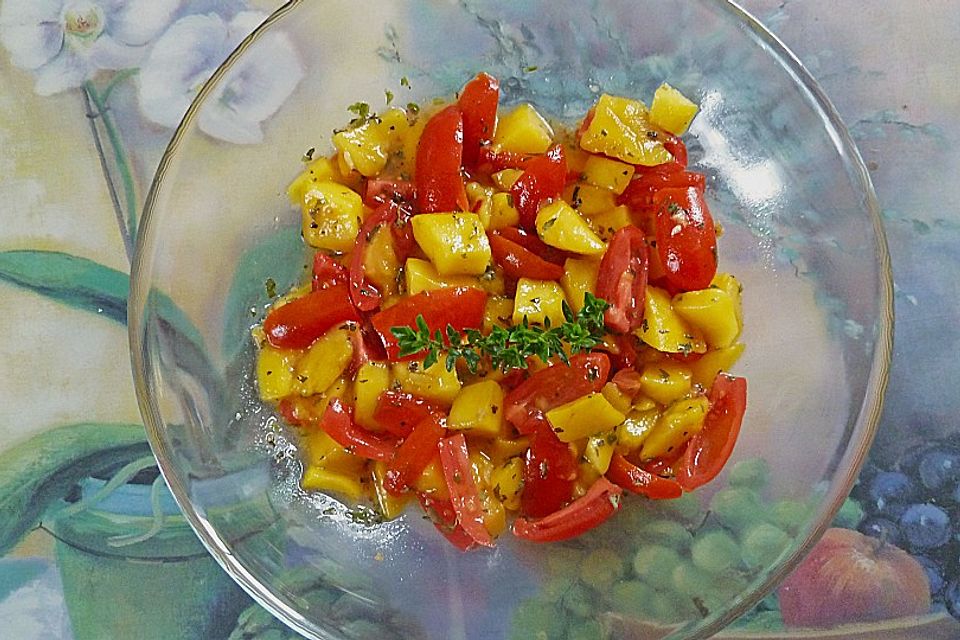 Mango-Tomatensalat