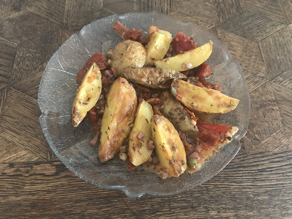 Italienischer Kartoffelsalat mit getrockneten Tomaten von zeck4| Chefkoch