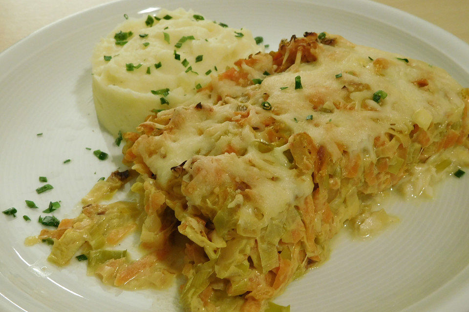 Fischgratin