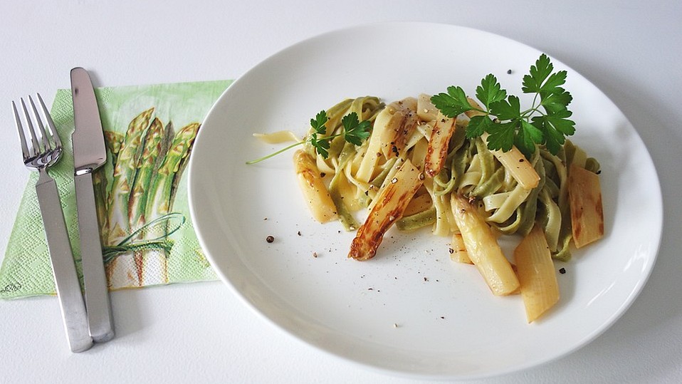 Gebratener Spargel mit Pasta von Ingrid_R Gebratener Spargel mit Pasta von Ingrid_R