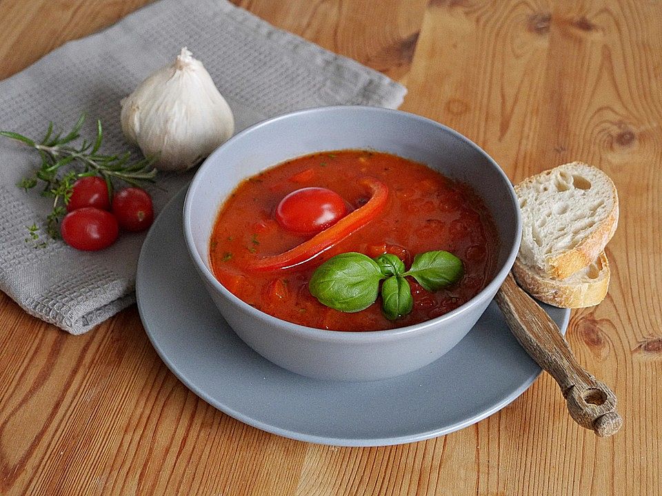 Einfache Paprika-Tomatensuppe von elanda| Chefkoch