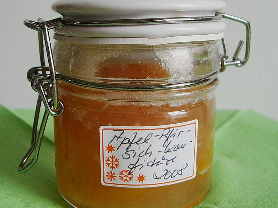 Apfel - Pfirsich - Konfitüre von Kräuterjule| Chefkoch