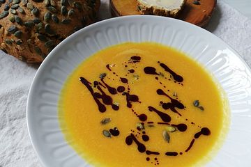 Kurbissuppe Mit Kurbiskernol Von Vaku Chefkoch 