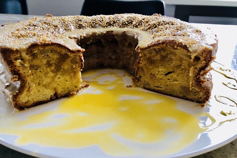 Apfel - Eierlikör Kuchen