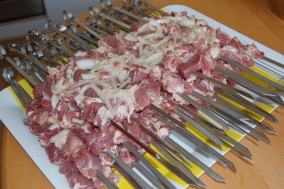 Schaschlik russische Art