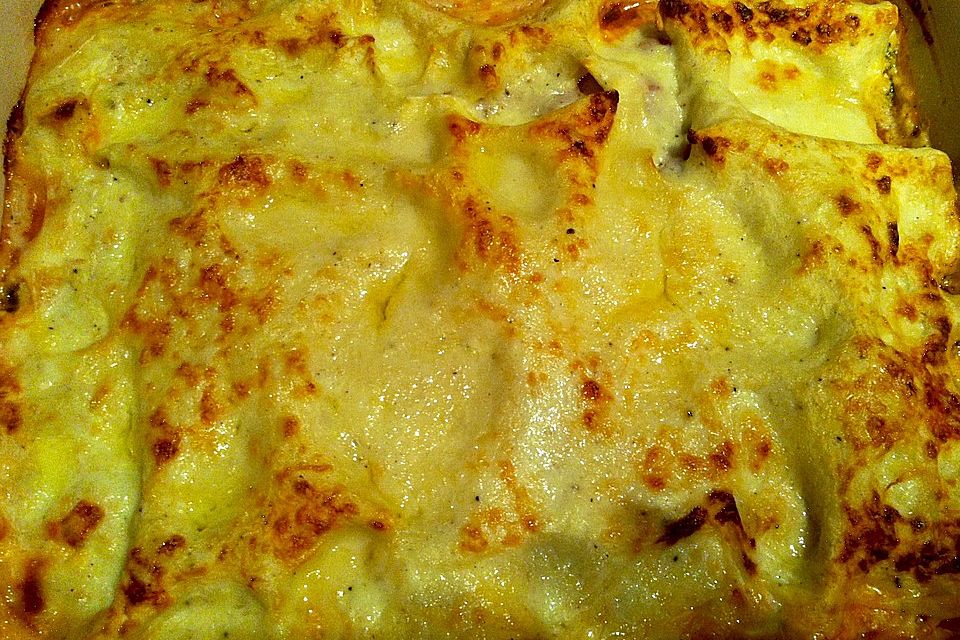 Hähnchen - Spinat - Lasagne