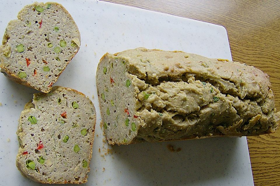 Buchweizenbrot, Gemüse