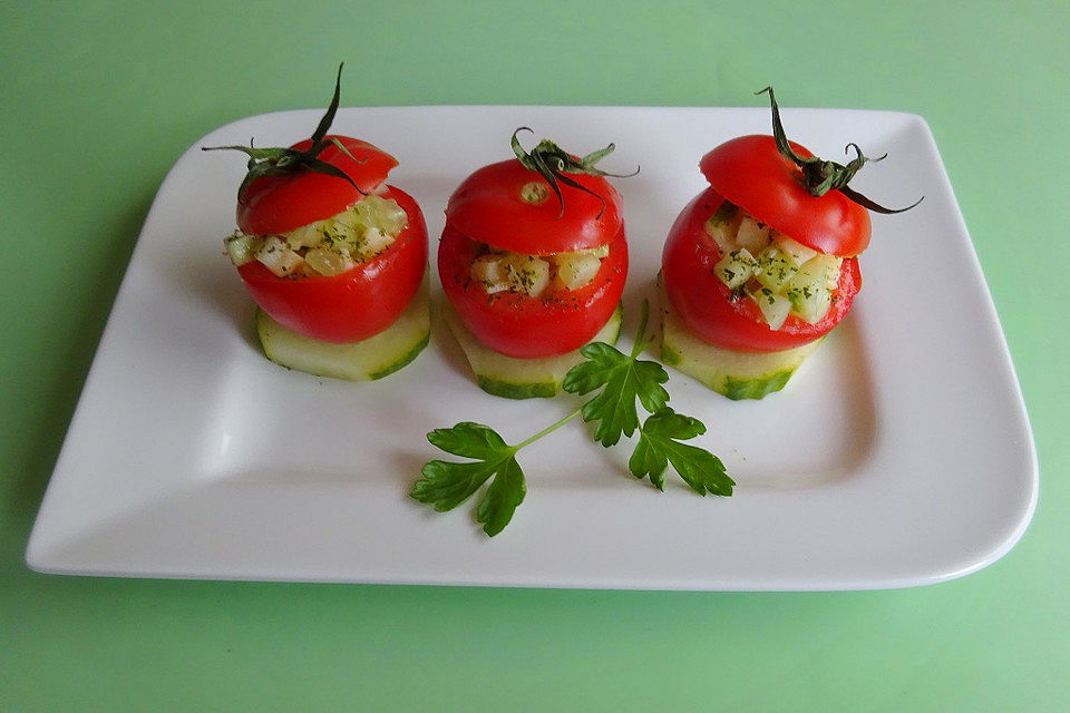 Daisys gefüllte Tomaten mit Gouda