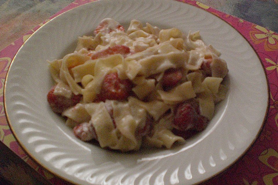 Erdbeernudeln Erdbeernudeln