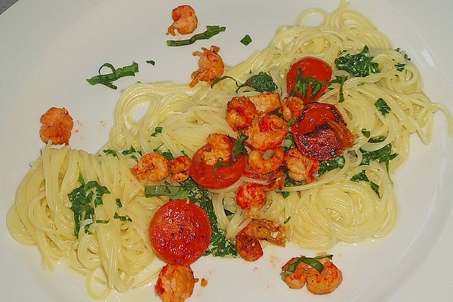 Bärlauch - Pasta mit Flusskrebsen von sramaravilla| Chefkoch