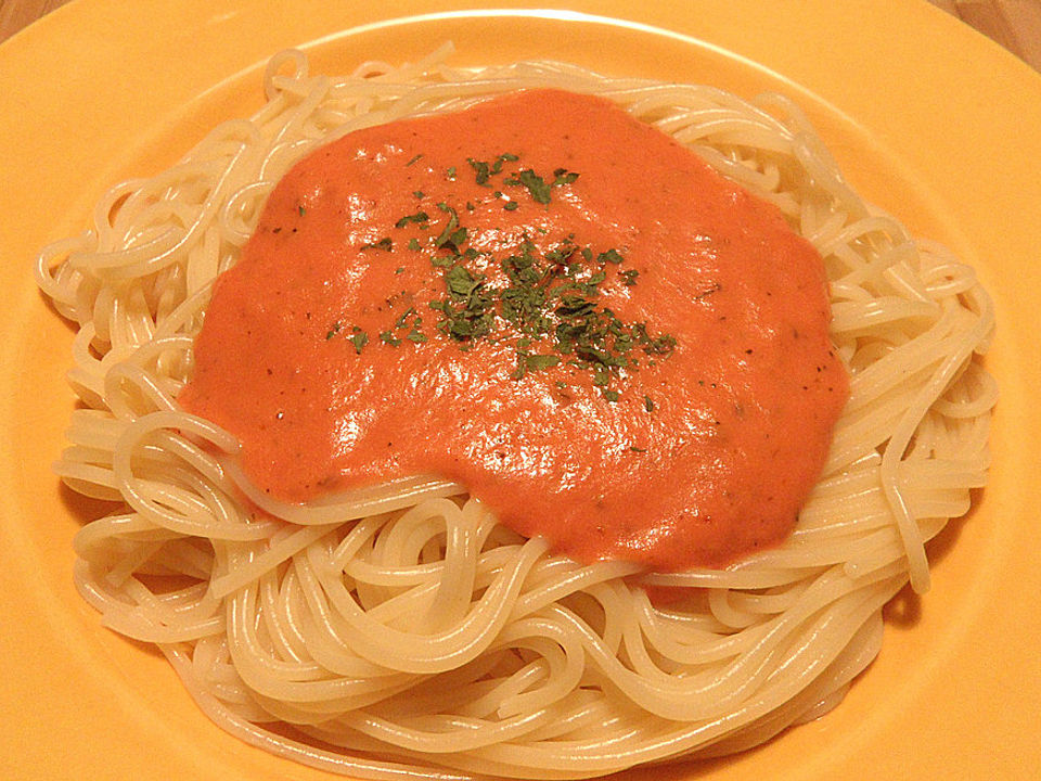 Spaghetti mit italienischer Tomatensauce von guanoapes| Chefkoch