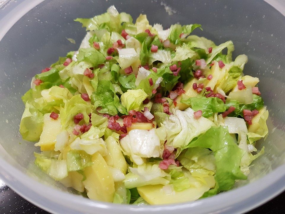 Kartoffelsalat mit Speck und Endivie von sternchen1108 | Chefkoch