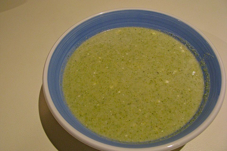 Zucchini - Frischkäse - Suppe