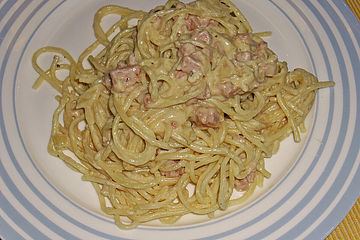 Spaghetti Mit Schinken Sahne Sosse Von Jockelchen Chefkoch