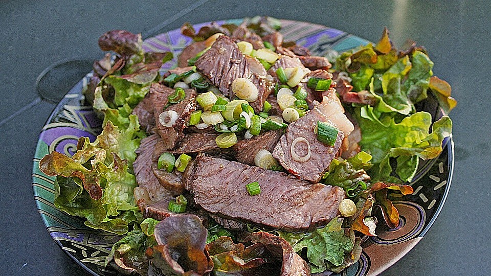 Thailandischer Salat Mit Rindfleisch Von Feuervogel Chefkoch