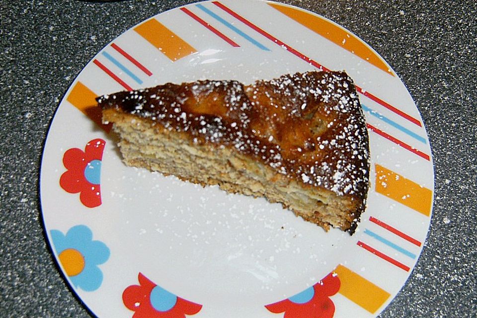 Kokos - Apfelstückchen - Kuchen mit Hermann