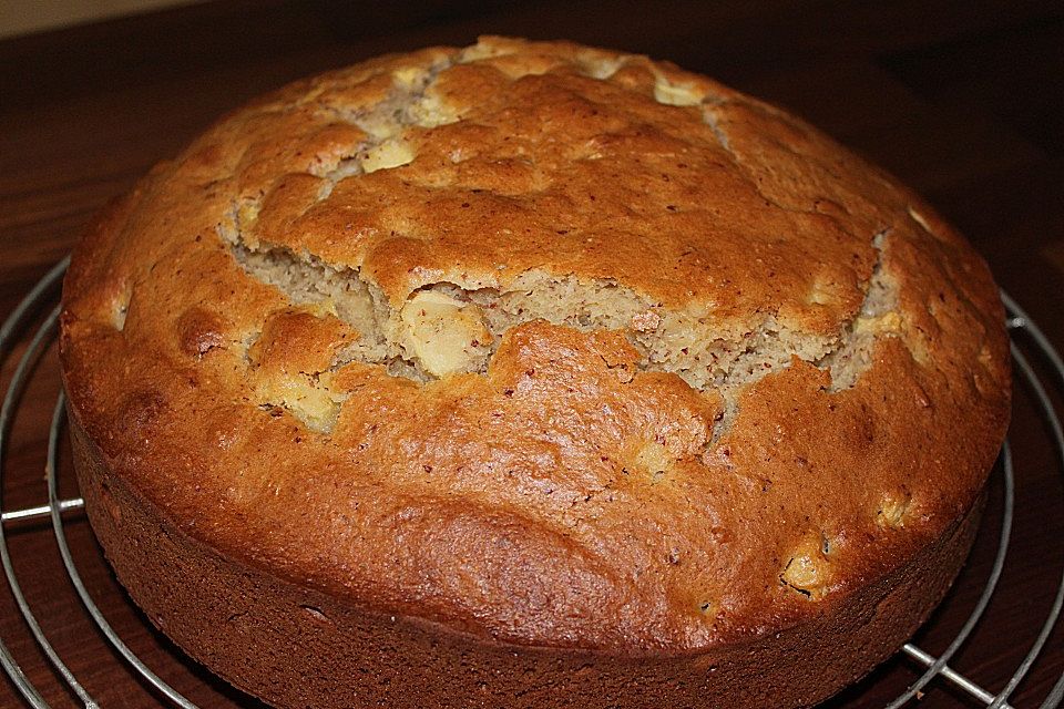 Kokos - Apfelstückchen - Kuchen mit Hermann