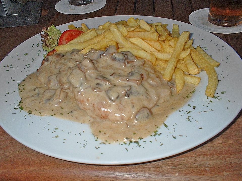 Champignon - Zwiebel - Rahm - Schnitzel von iris75| Chefkoch