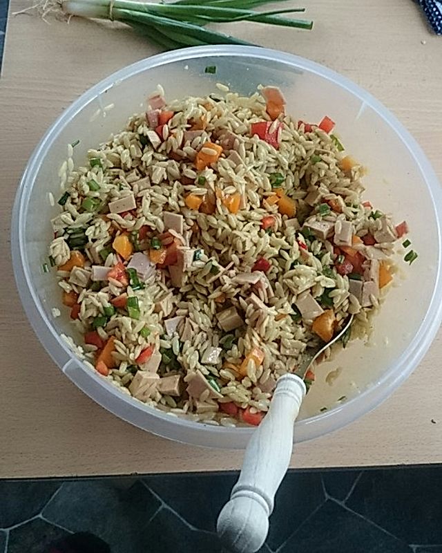 Reis - Nudel - Salat mit Curry