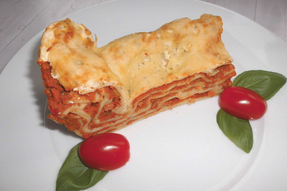 Lasagne al forno wie vom Italiener