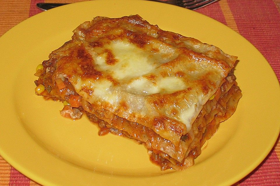 Lasagne al forno wie vom Italiener