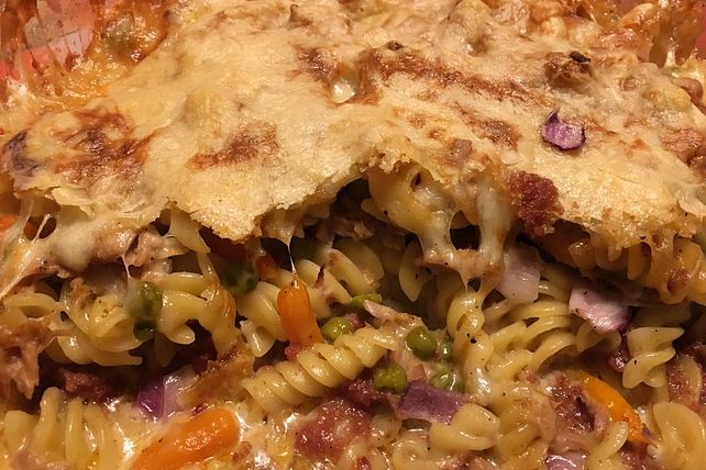 Nudelauflauf mit Corned Beef von Sarahchercelina| Chefkoch
