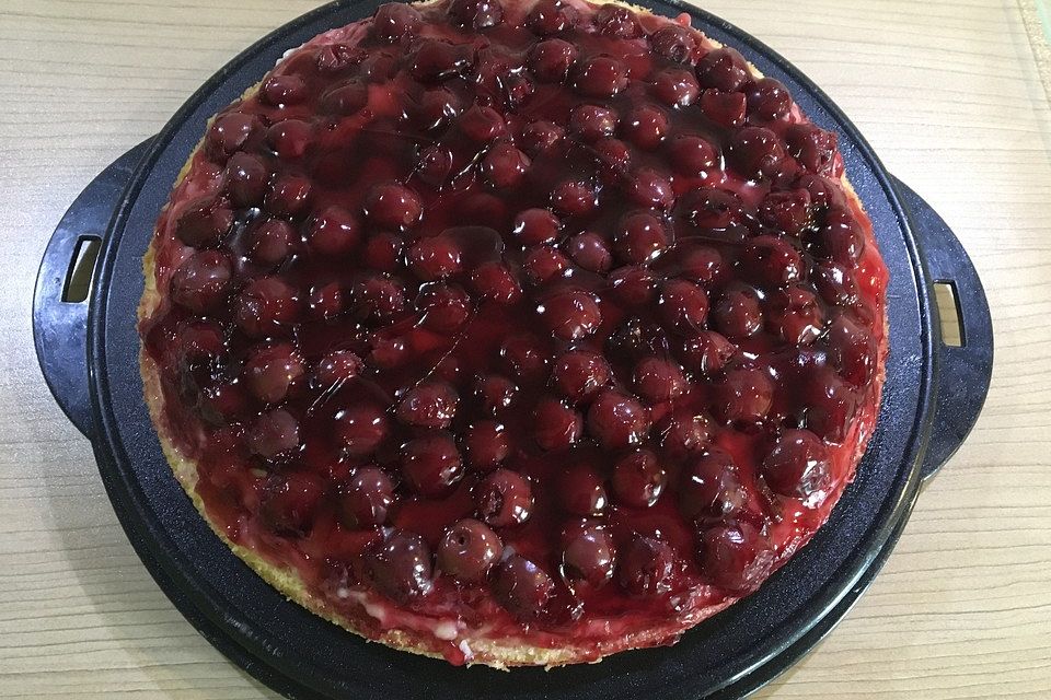 Kirsch - Pudding - Torte, Kirschkuchen