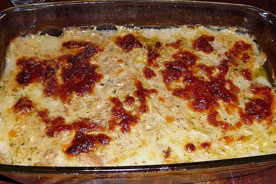 Thunfisch - Kartoffel - Lasagne a la Mäusle