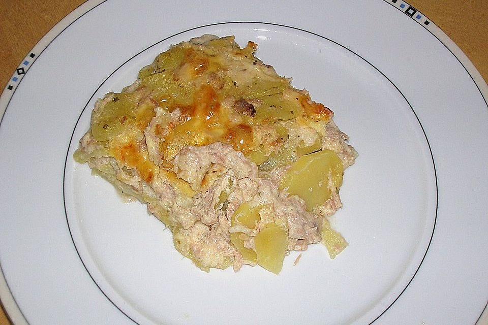 Thunfisch - Kartoffel - Lasagne a la Mäusle