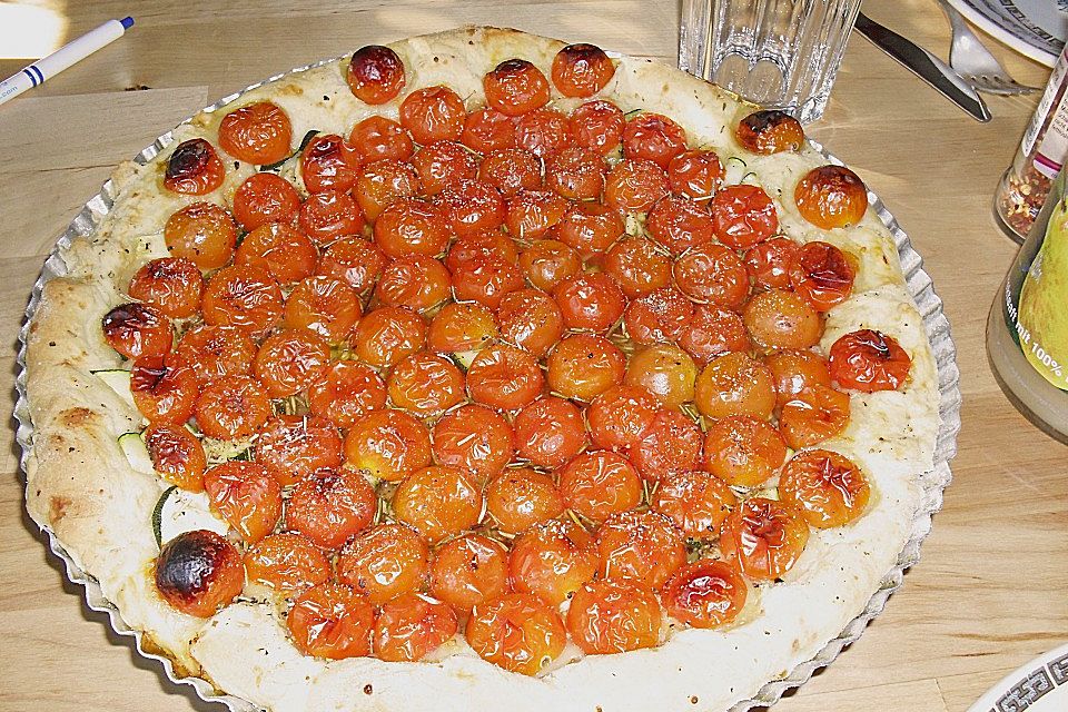 Kirschtomaten - Tarte