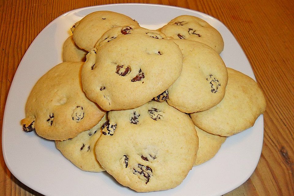 Cookies mit getrockneten Cranberries