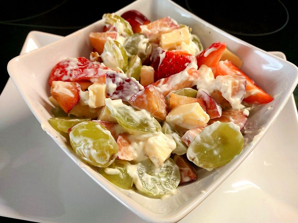 Käse - Obst Salat von Medi| Chefkoch