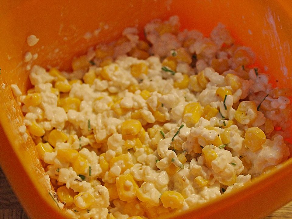 Maissalat mit Hüttenkäse von chkalch| Chefkoch