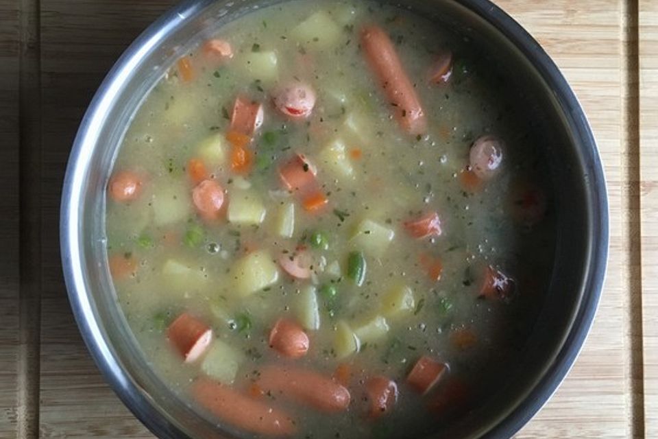 Kartoffelsuppe wie bei Muttern