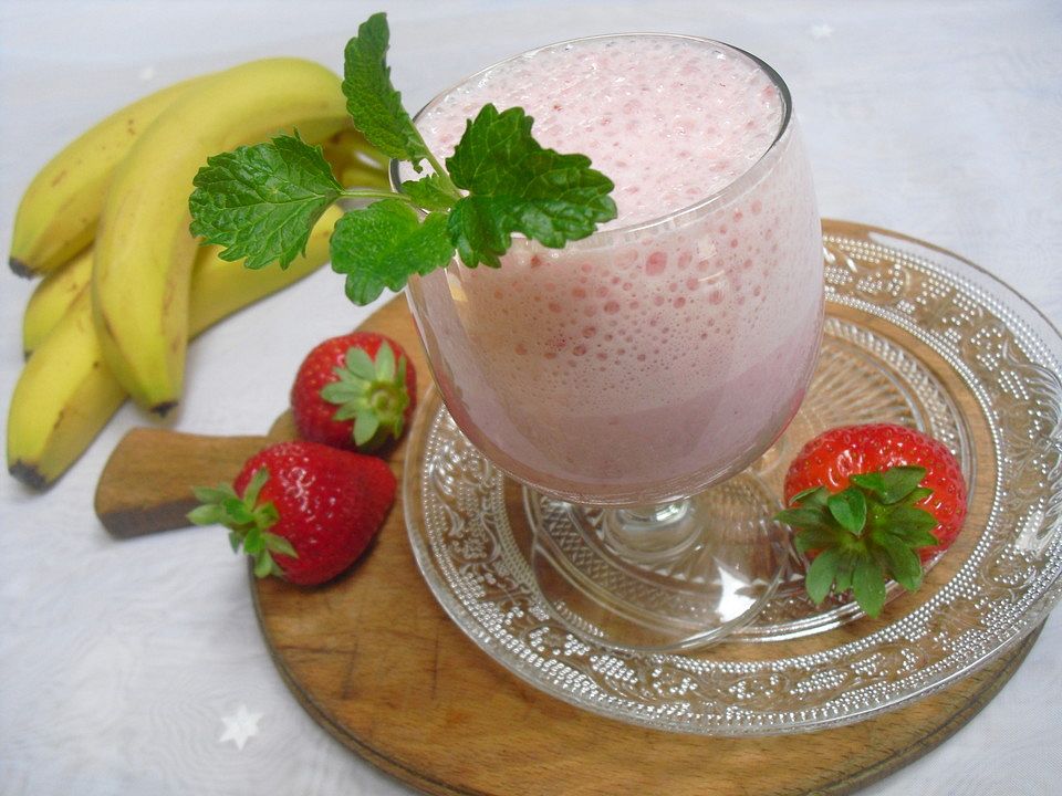 Erdbeer - Bananen - Shake von --rosalie--| Chefkoch