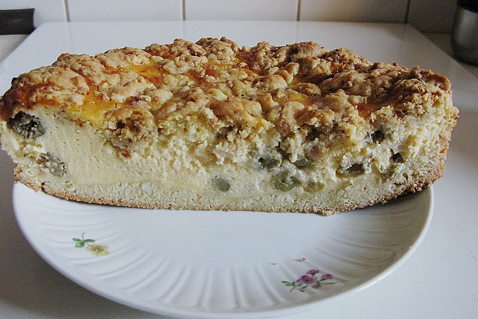 Stachelbeer - Streuseltorte