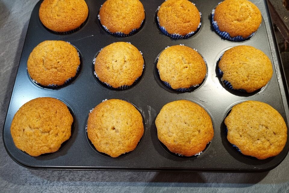 Apfelmusmuffins