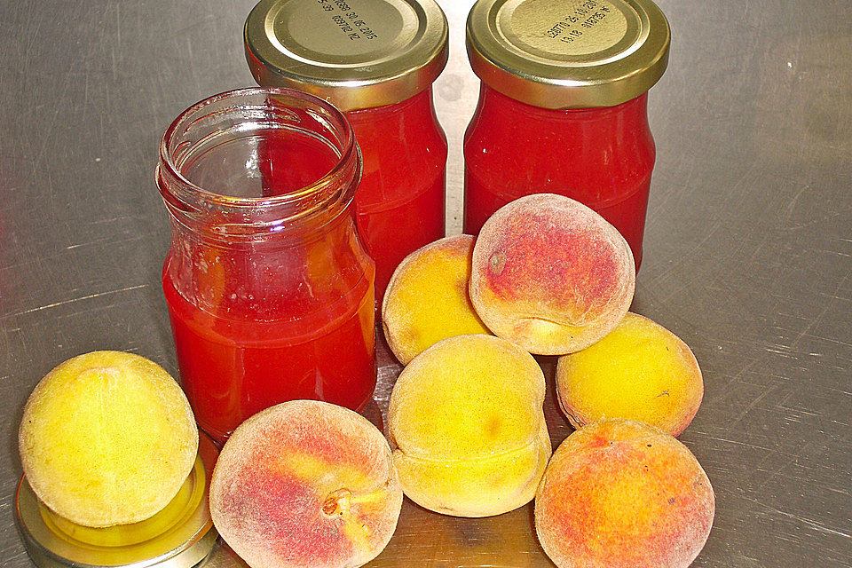 Pfirsich - Melba - Marmelade