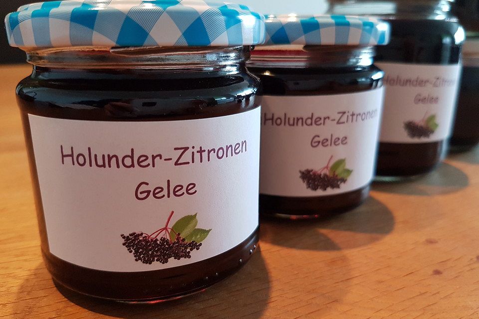 Holunder - Zitronen - Gelee