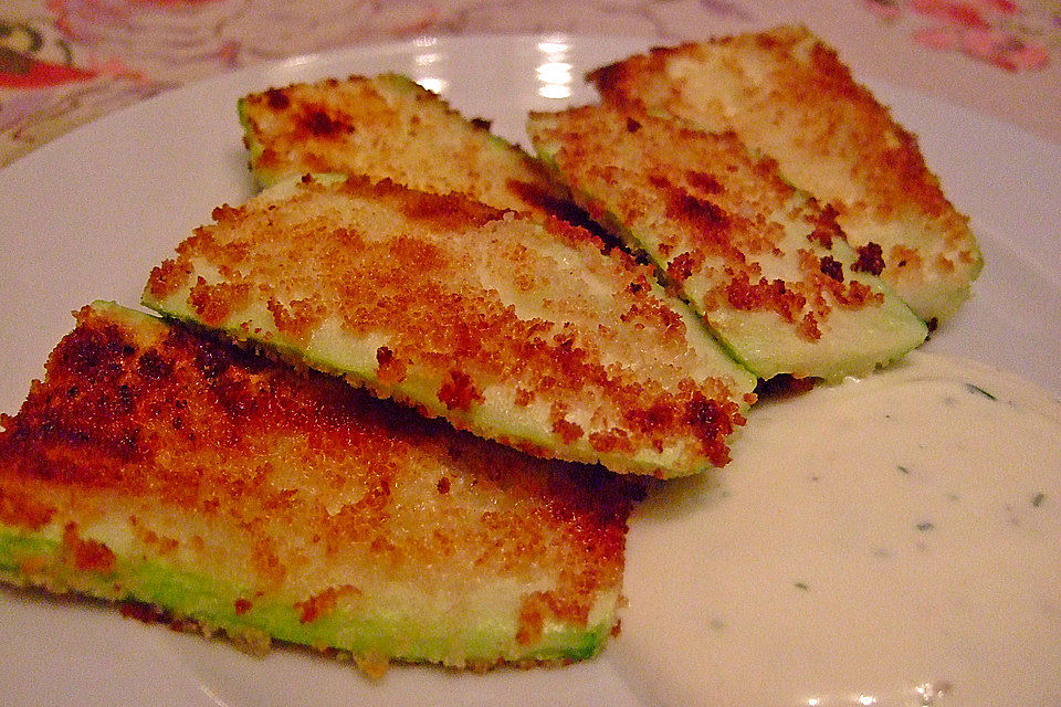 Gebratene Zucchini